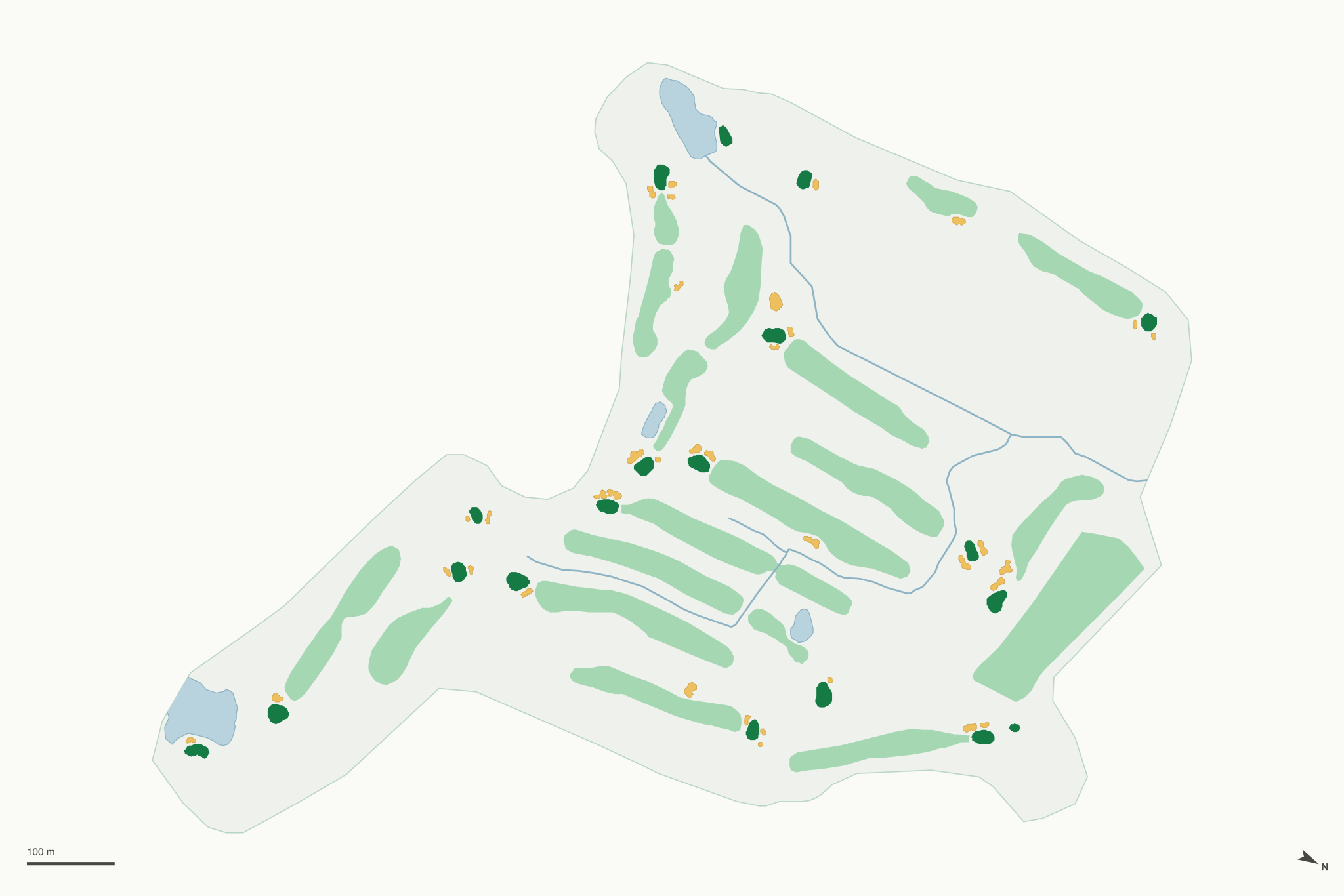Map of Coos Golf Club