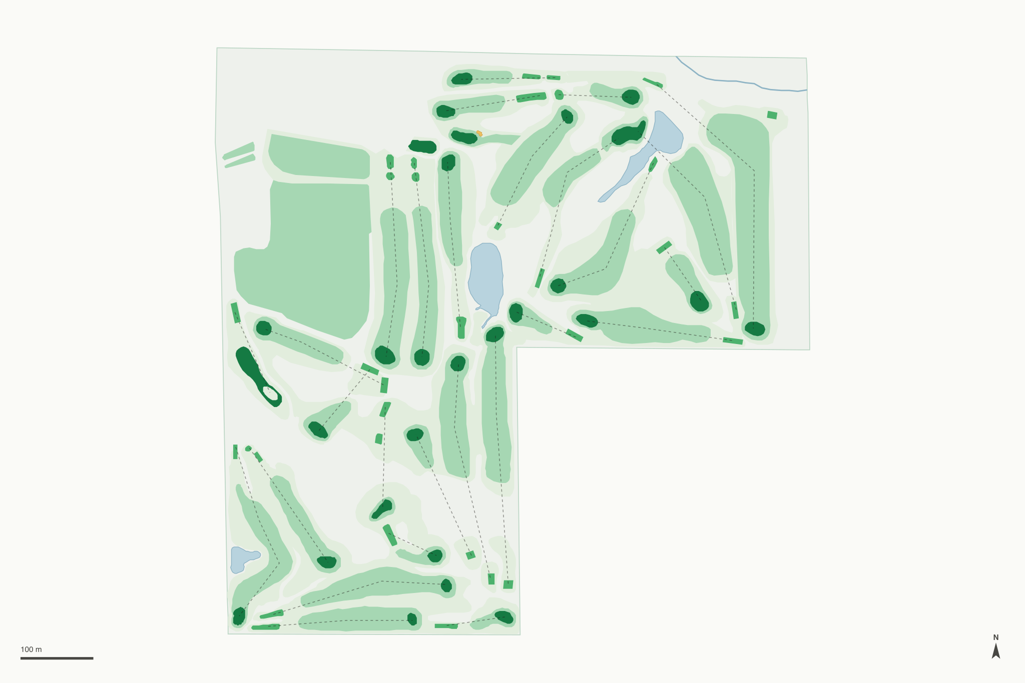 Map of Airport National Golf Course