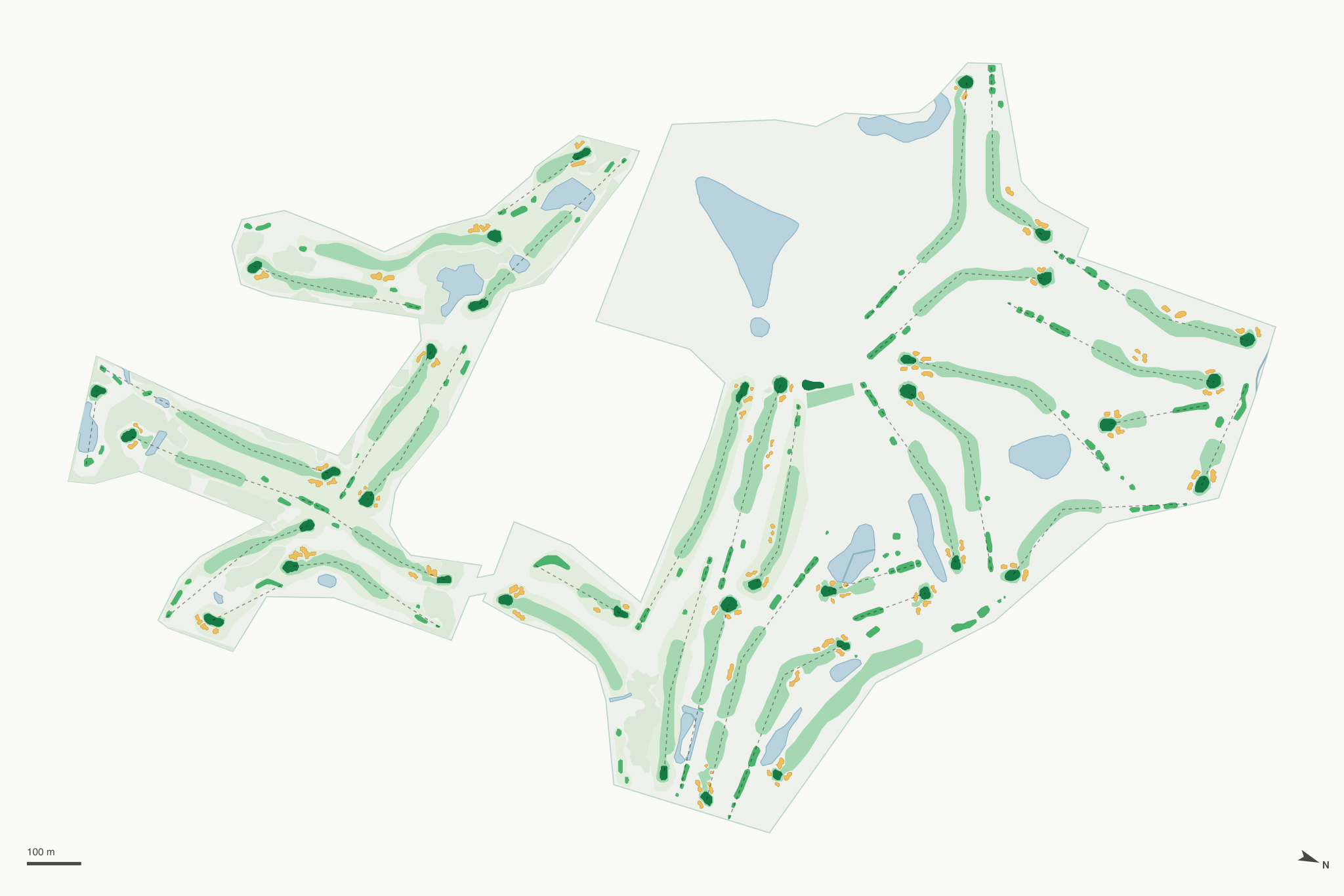 Map of Majestic Oaks Golf Club
