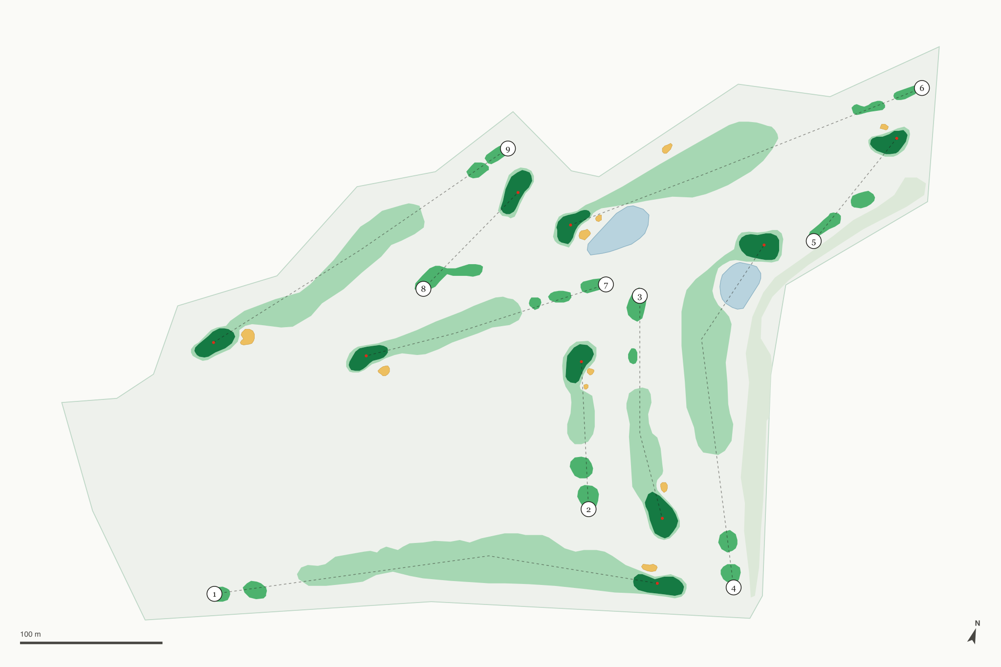 Map of McInnis Park Golf Center