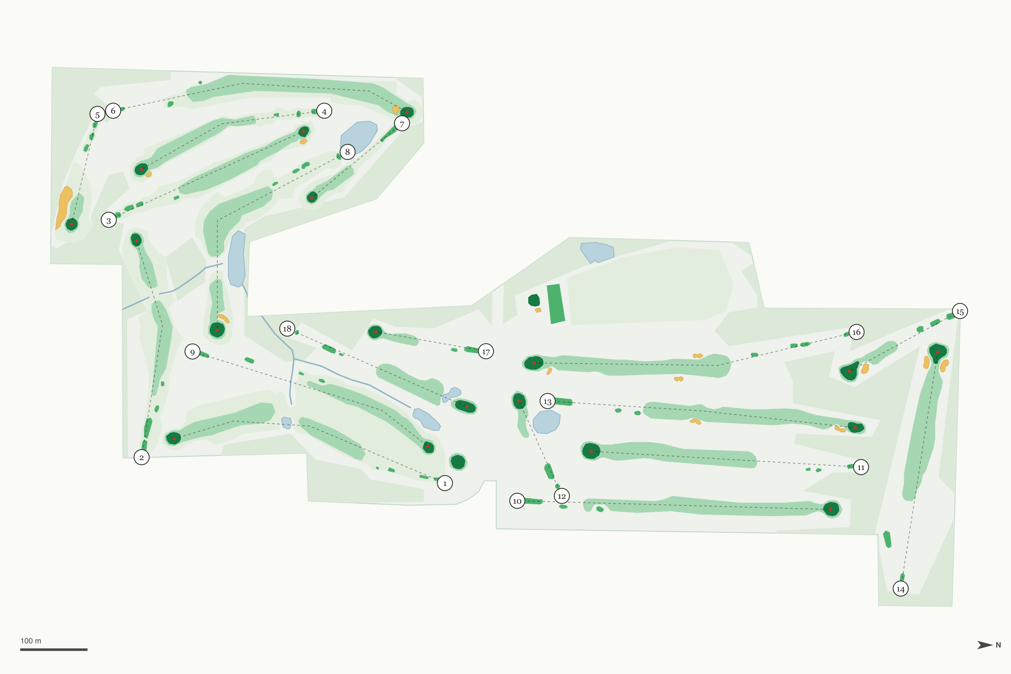 Map of Oceana Golf Club