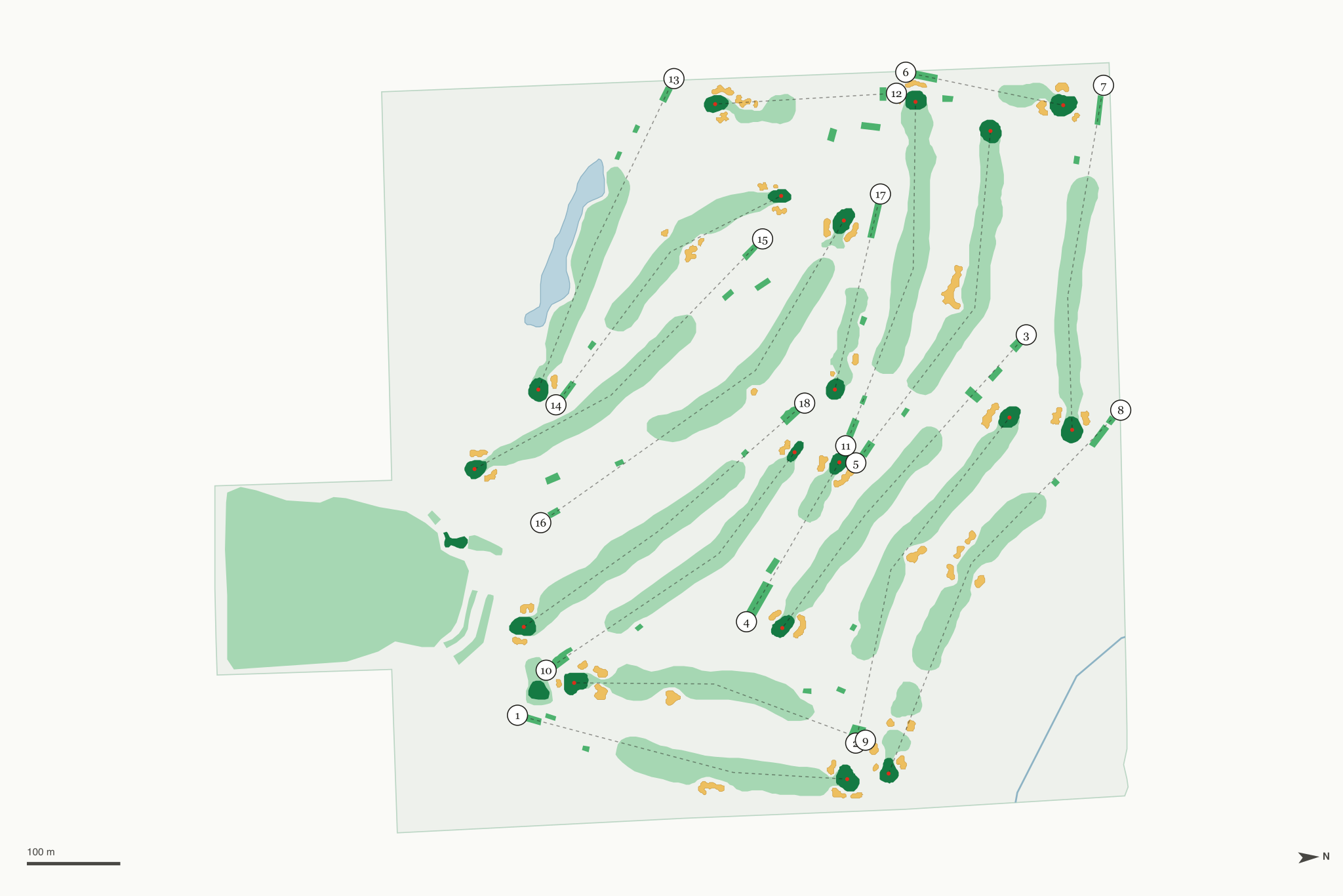 Map of Oconomowoc Golf Club
