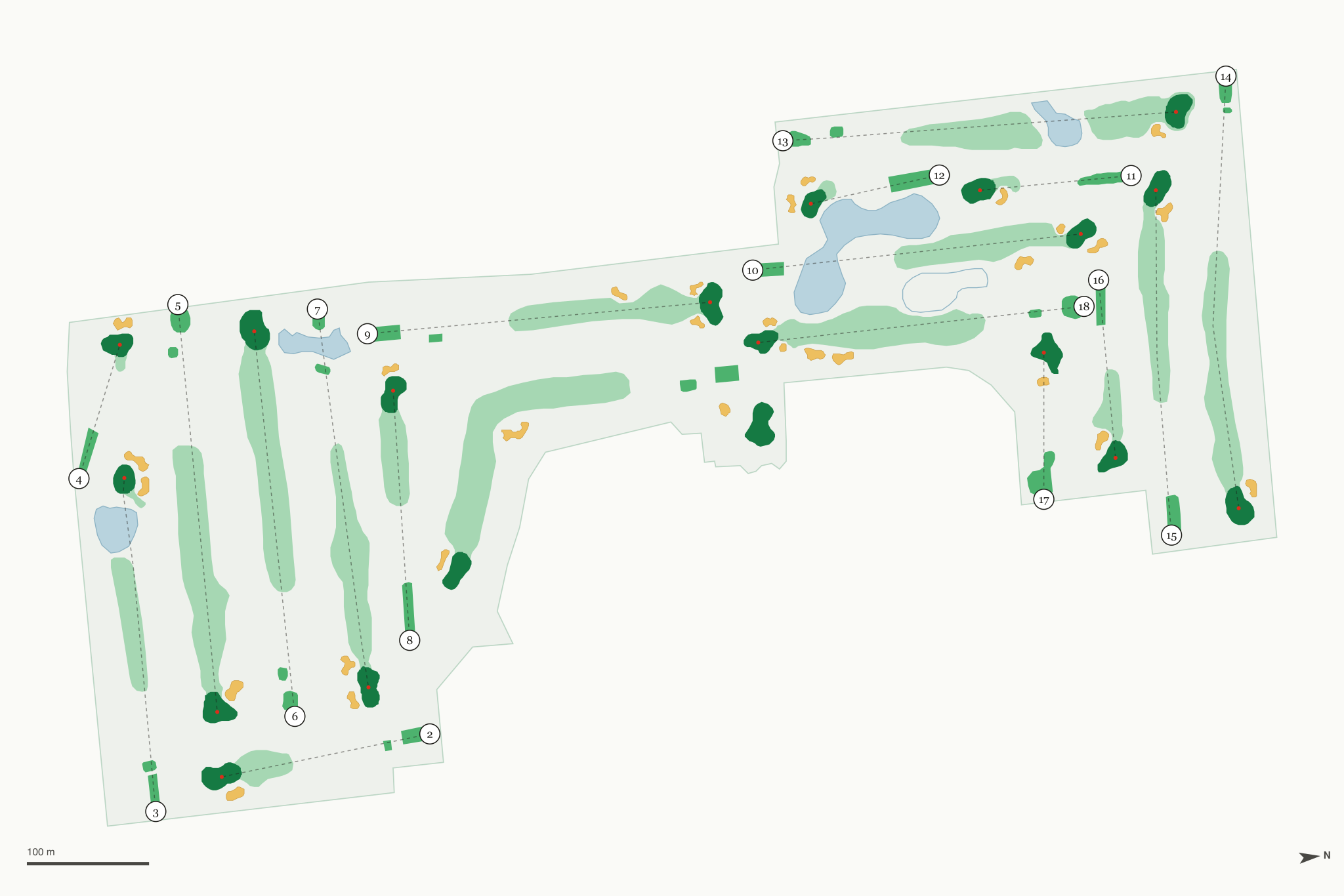 Map of City of Lynnwood Municipal Golf Course