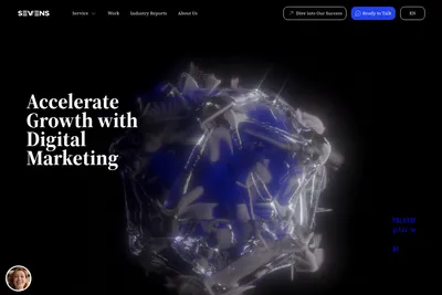 Screenshot of the The Sevens Marketing Consulting Limited homepage