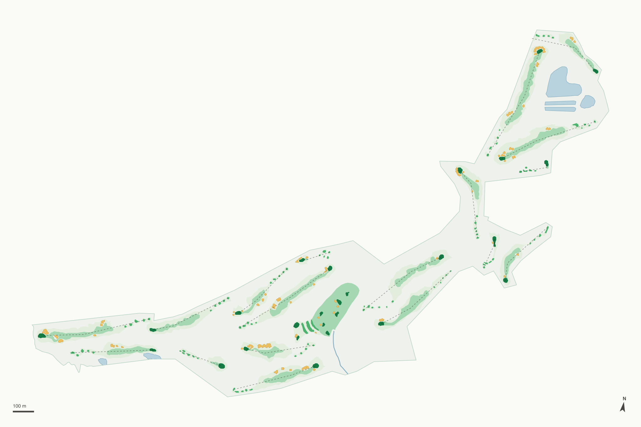 Map of South Mountain Golf Course
