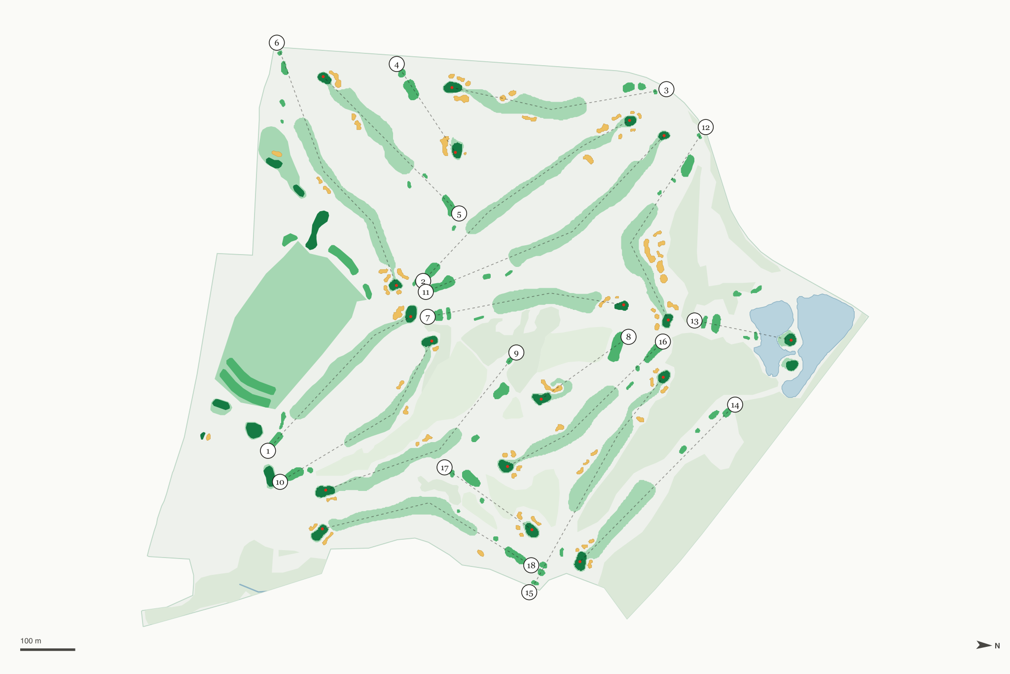 Map of Finkbine Golf Course