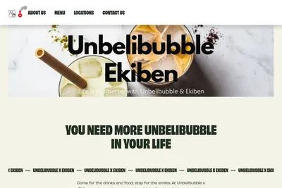 Unbelibubble Peachtree Corners website homepage