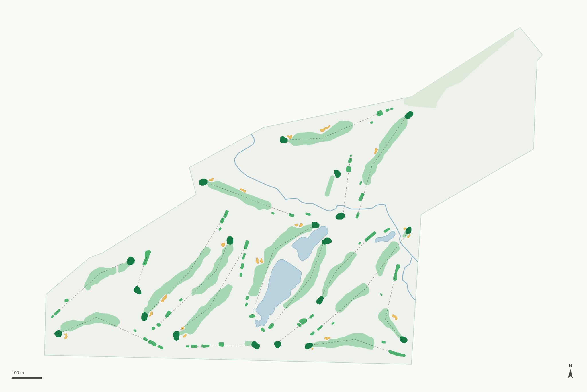 Map of Wolf Hollow Golf Club
