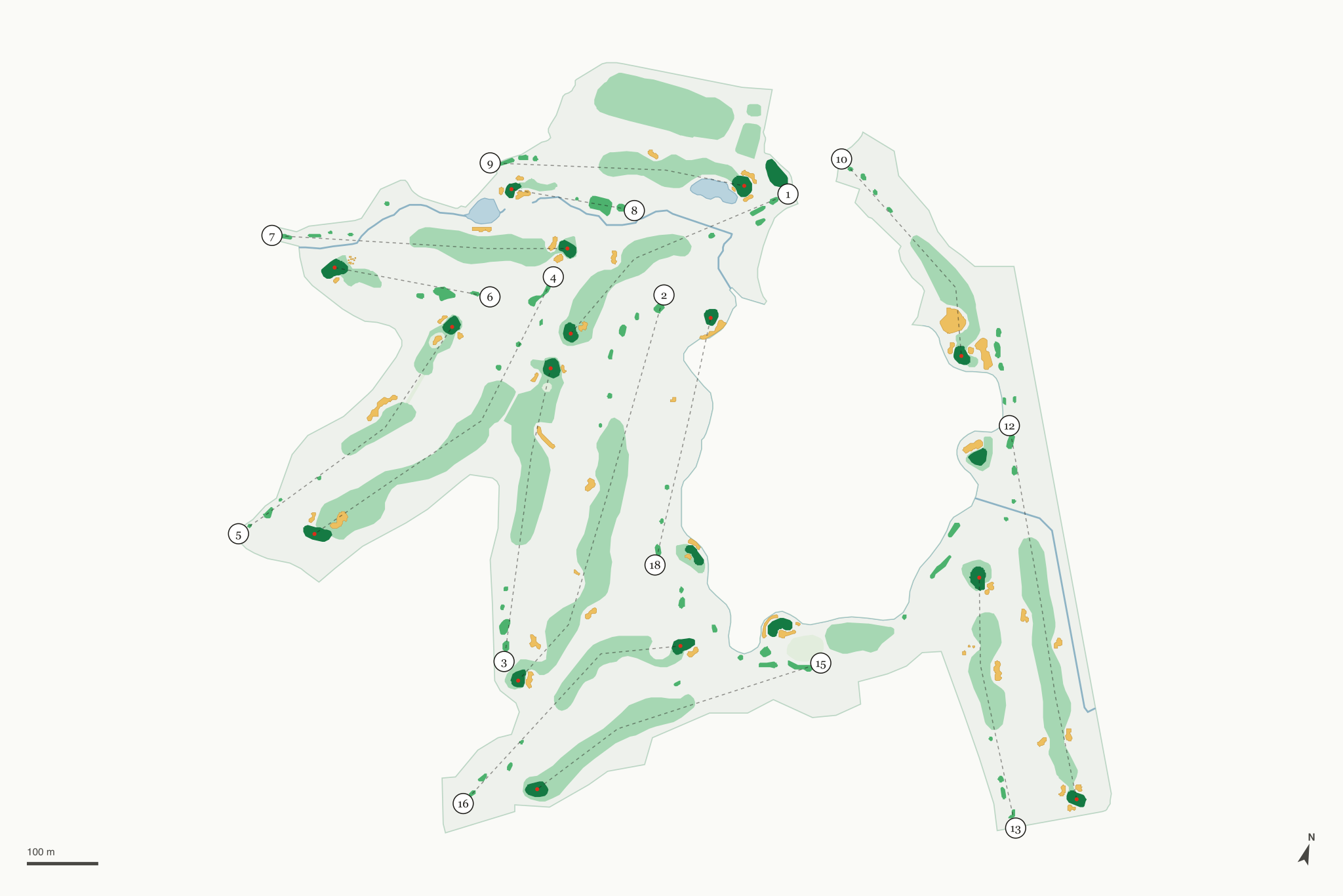 Map of Country Club of Colorado