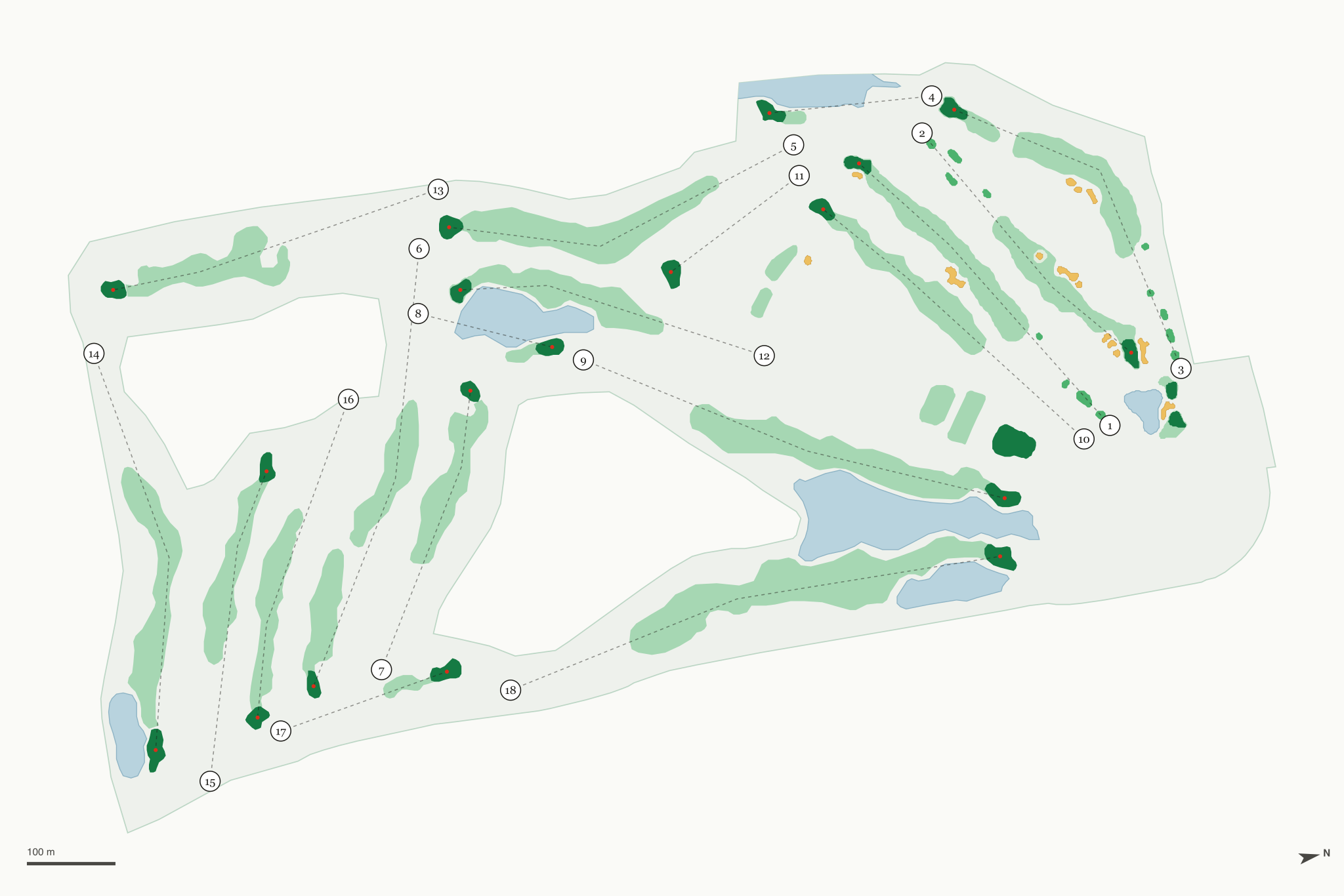 Map of Wedgewood Golf & Country Club