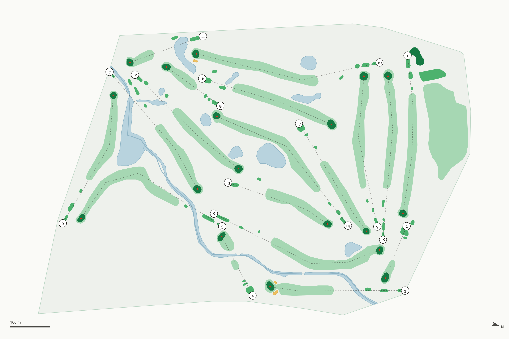 Map of Elk River Golf Club