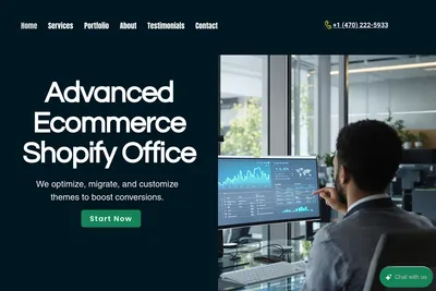 Screenshot of the AES Office homepage