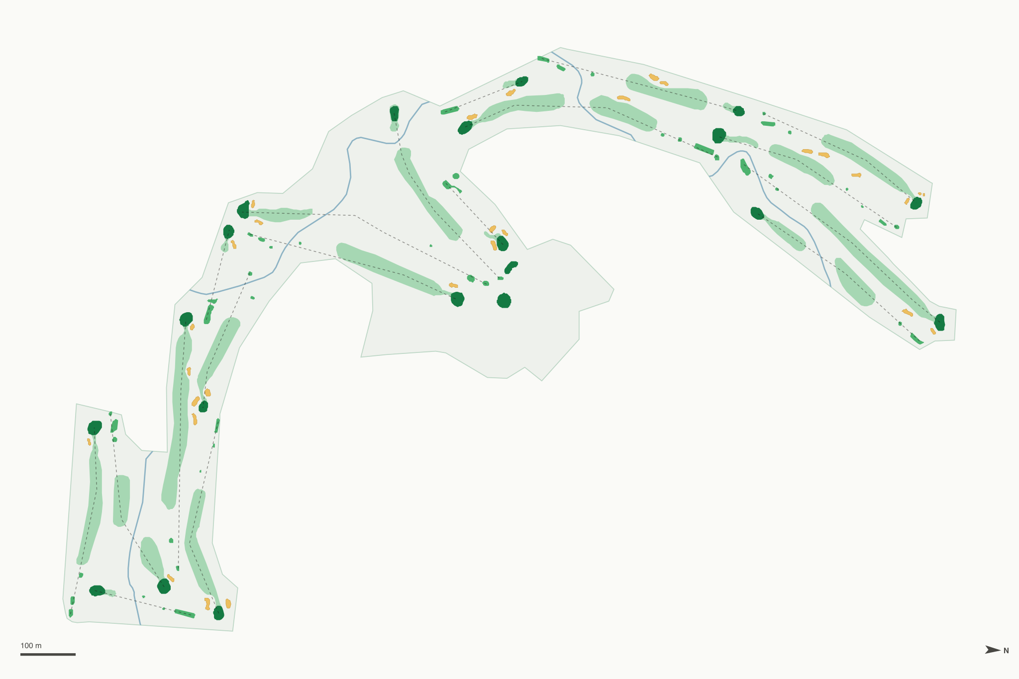 Map of Brookshire Golf Club