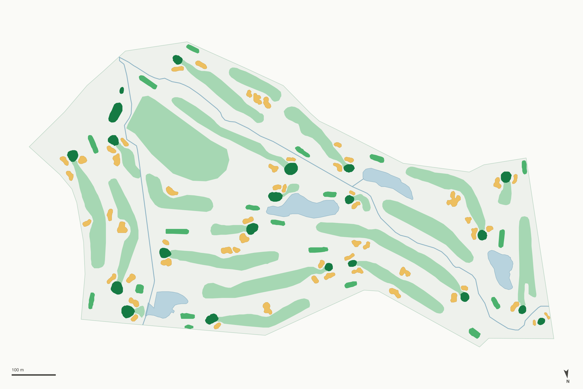 Map of Buffalo Grove Golf Club