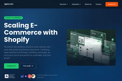 Screenshot of the Oowlish homepage
