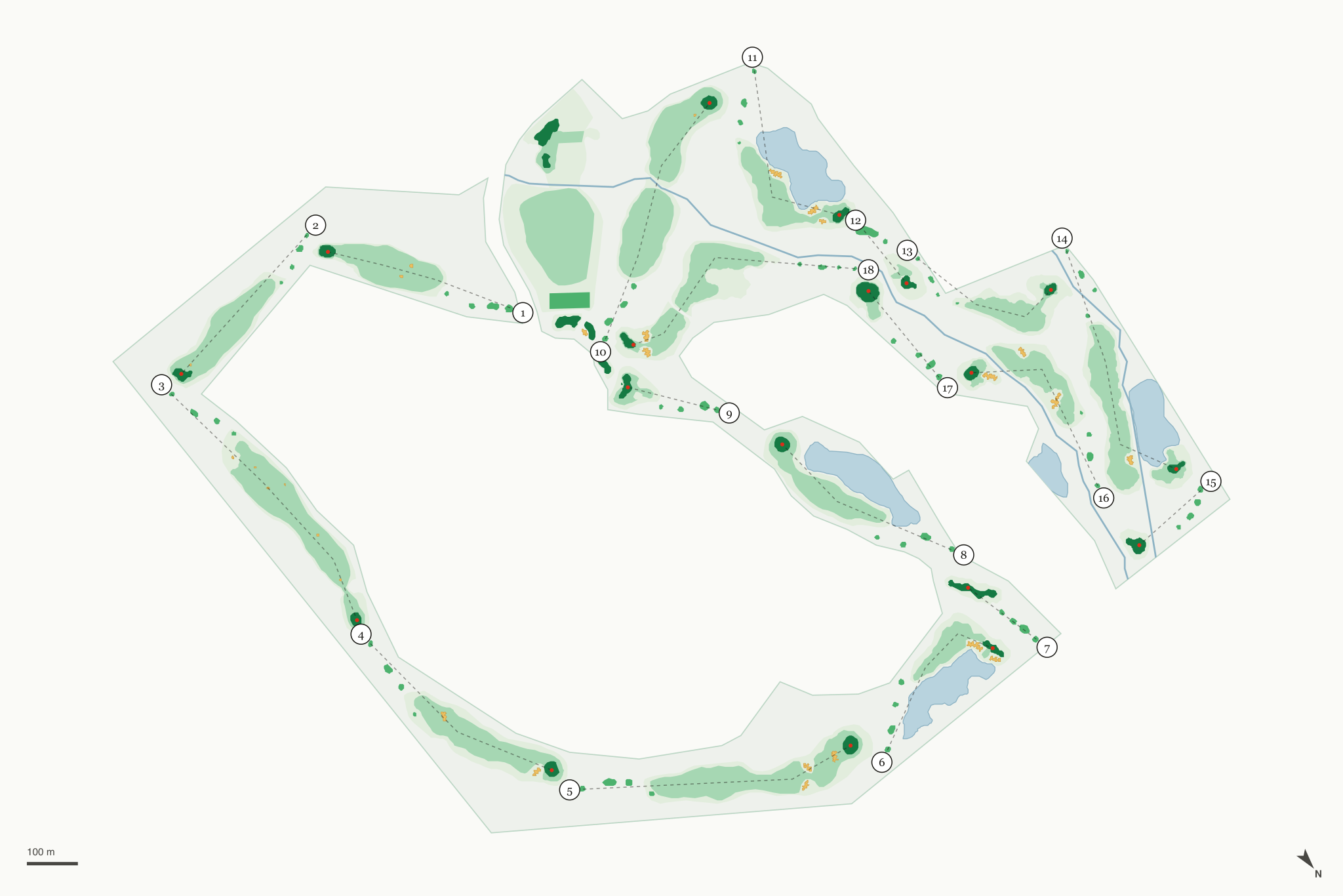 Map of Harmony Golf Club