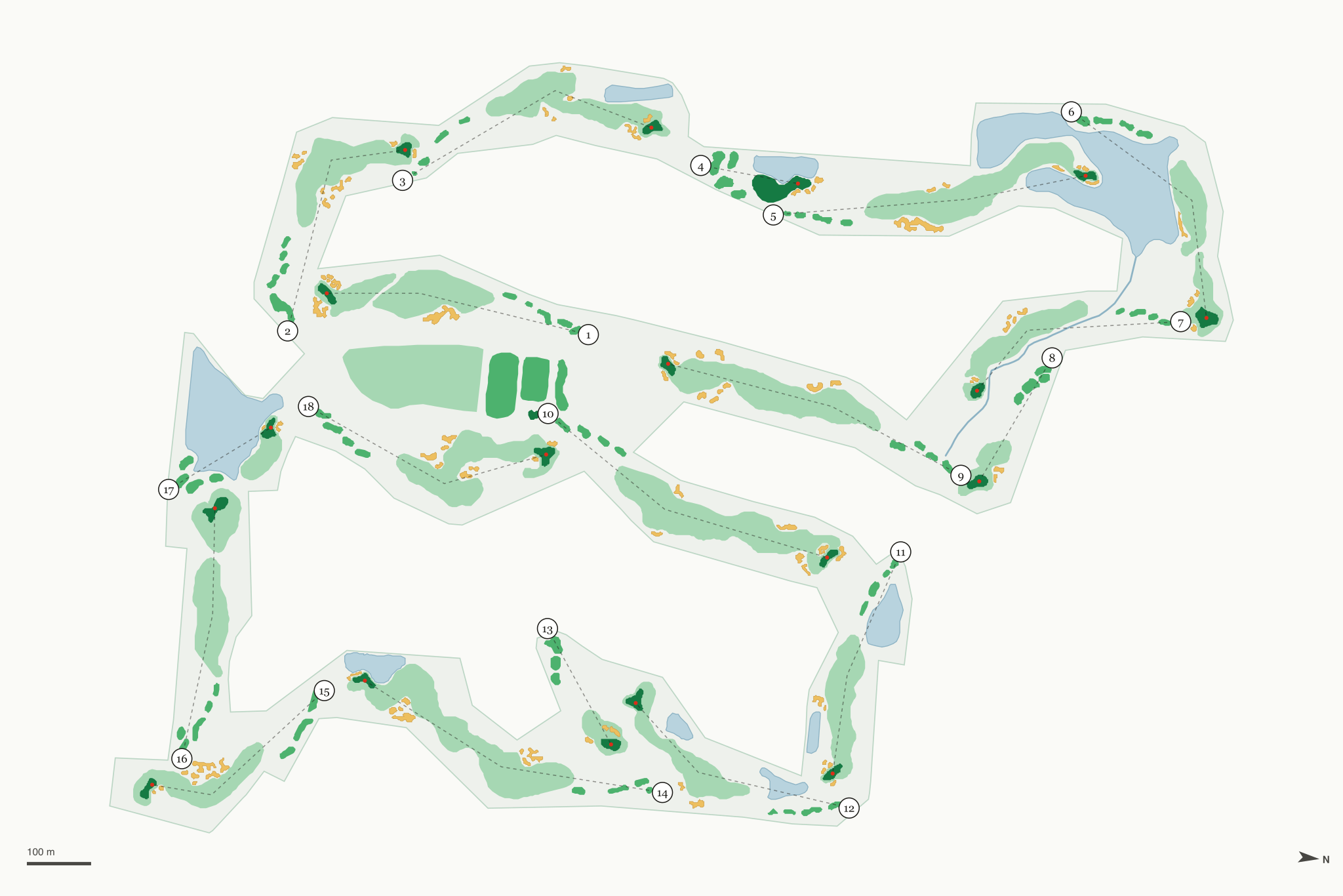 Map of Den at Fox Creek