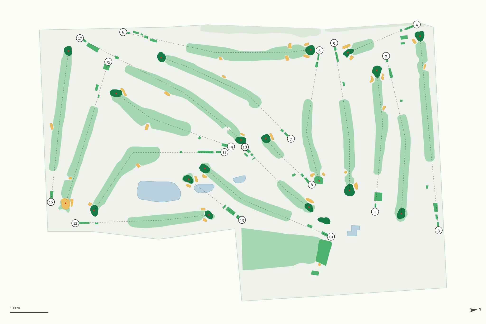 Map of Grosse Ile Golf & Country Club