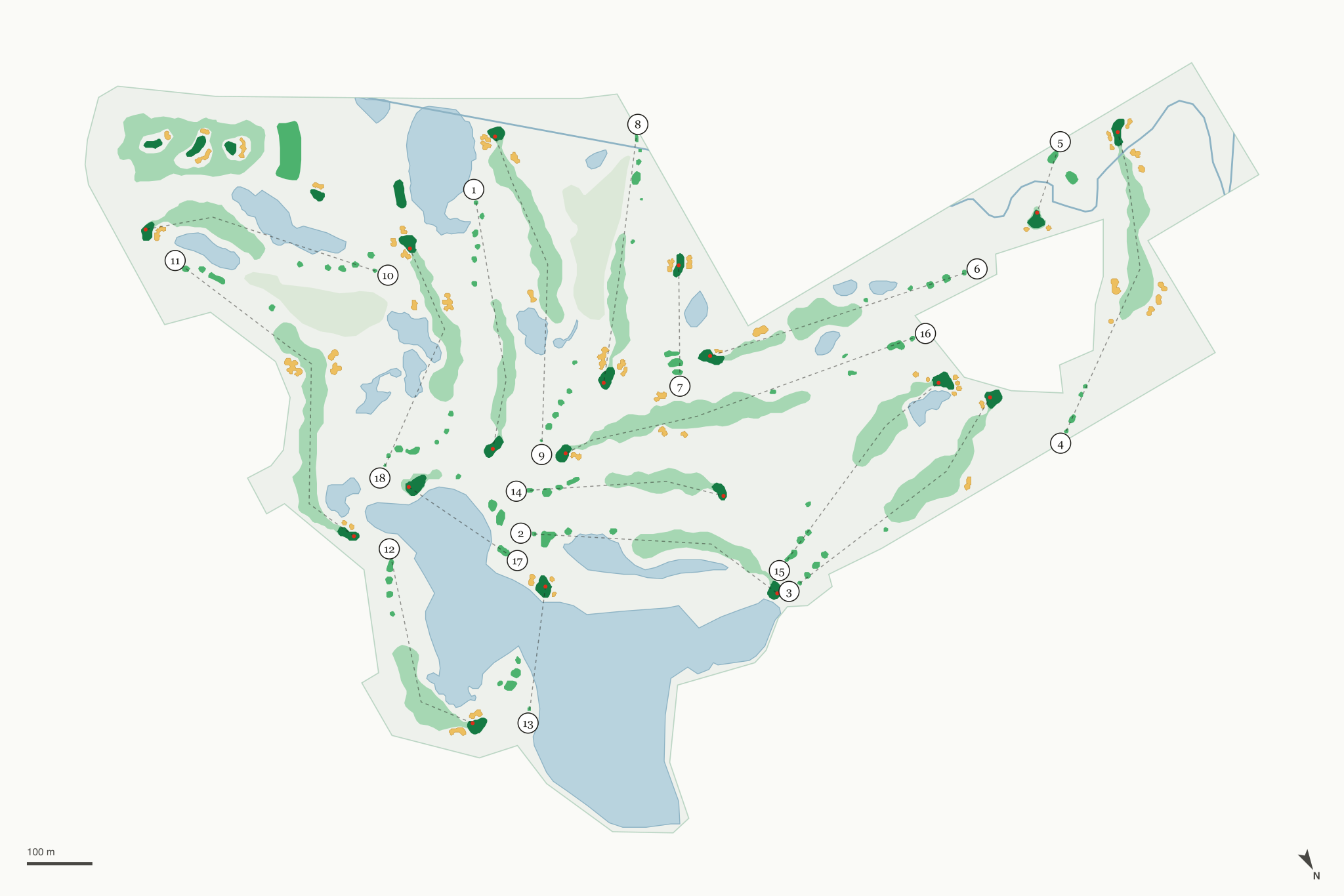 Map of Legends Golf Club