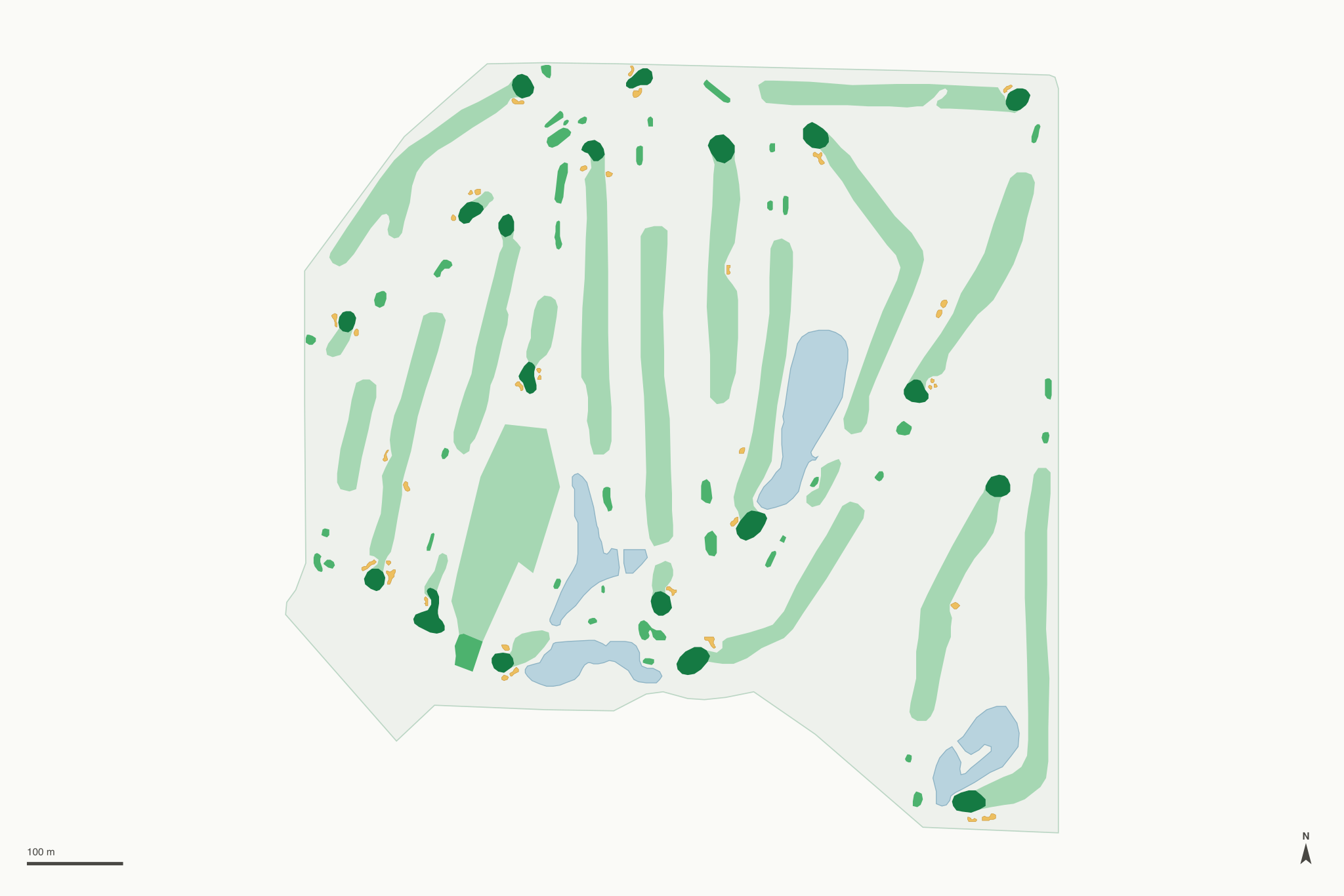 Map of Black Rock Creek GC
