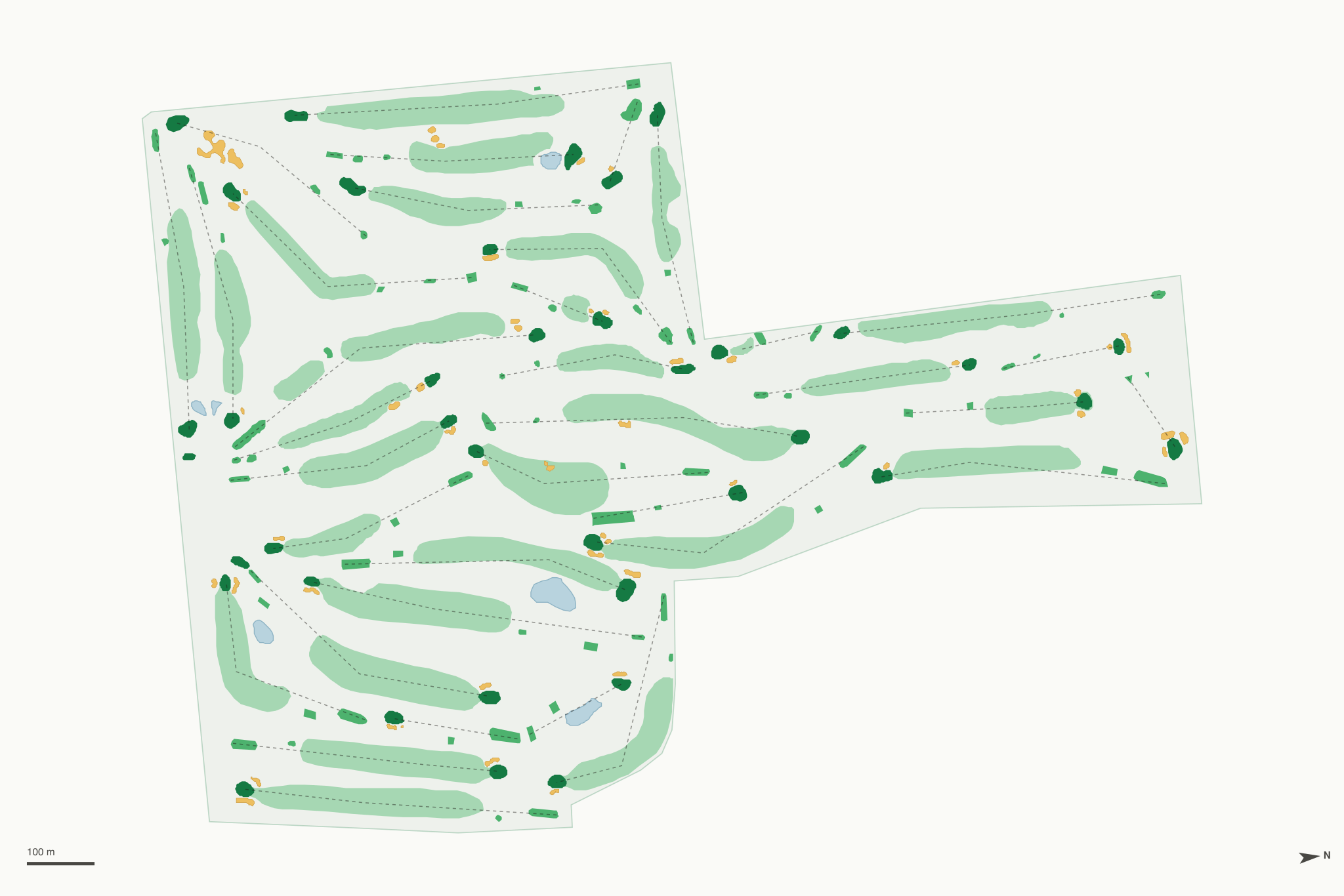Map of Hampshire Country Club