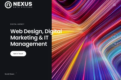 Screenshot of the Nexus Data Systems Ltd homepage