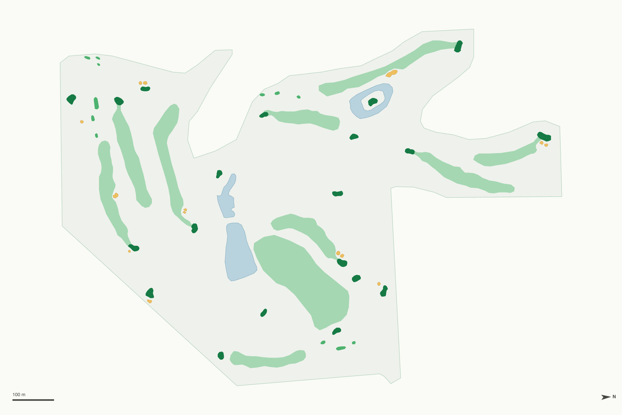Map of Island Green Golf Club
