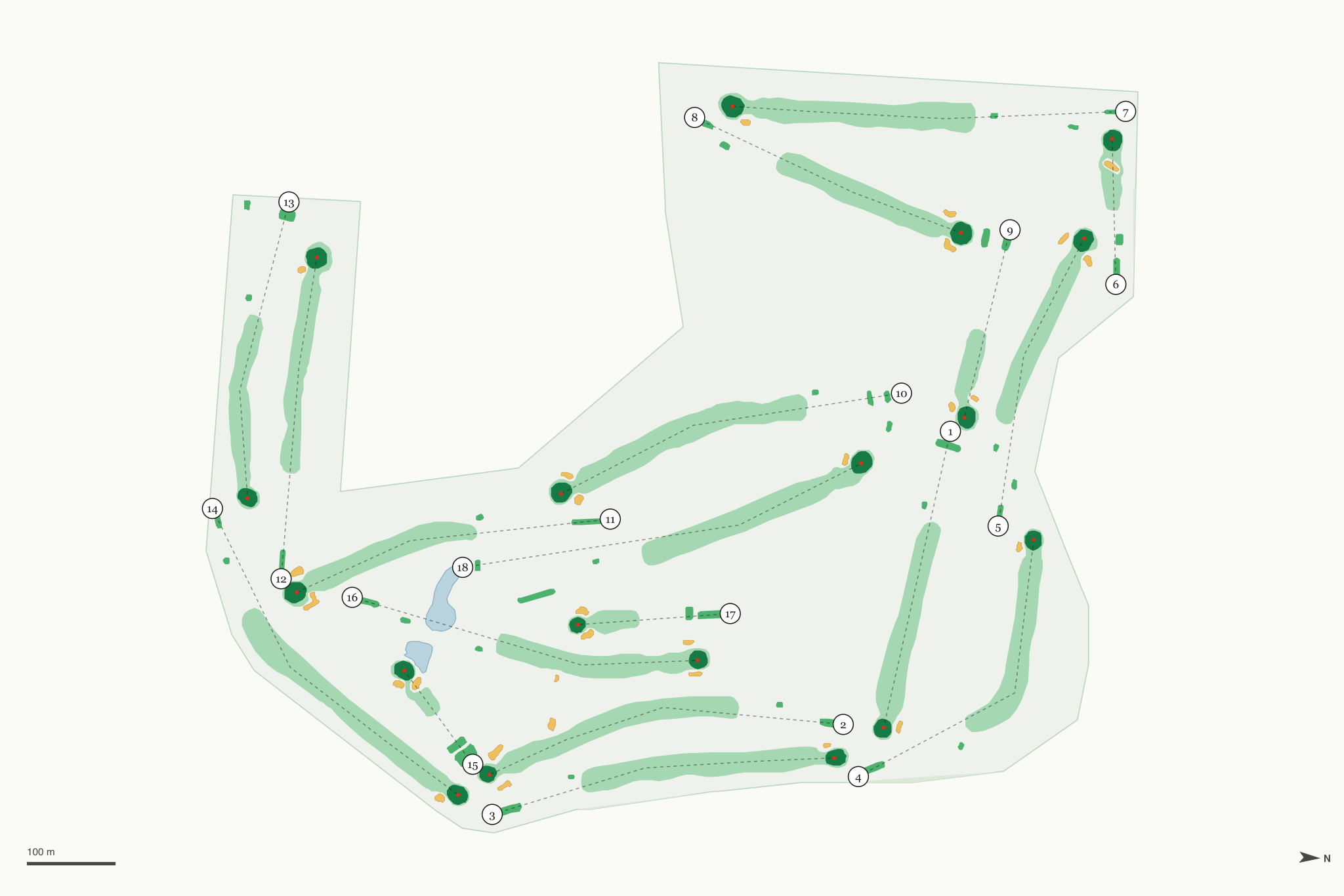 Map of Elma Meadows Golf Course