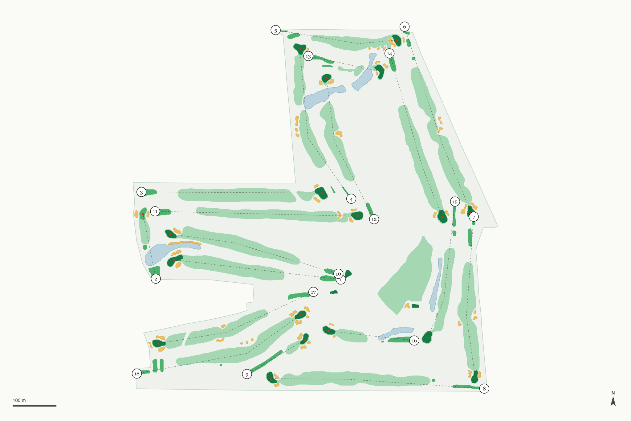 Map of Elkhorn Golf Club