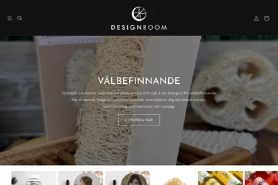 Screenshot of the Kára homepage