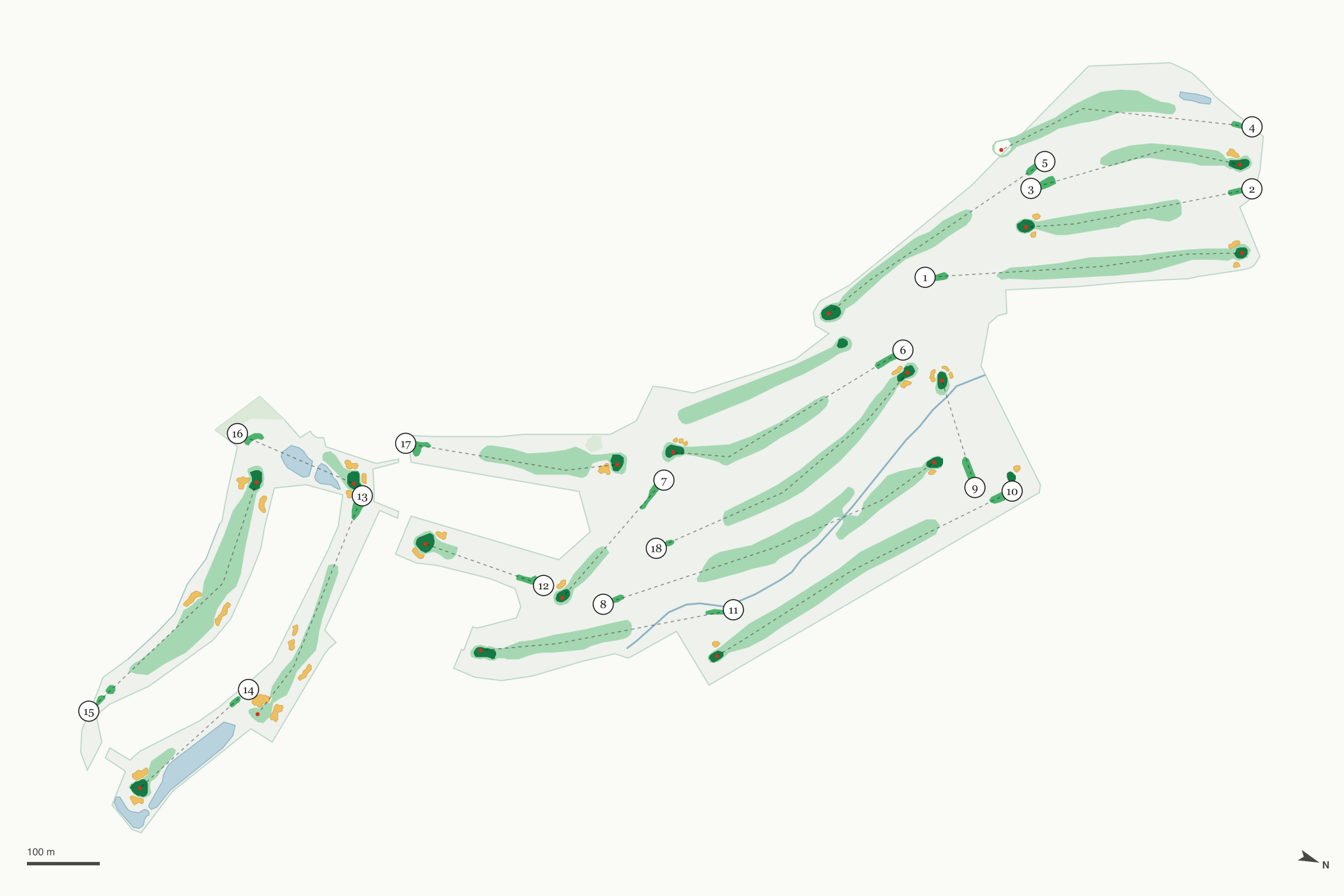 Map of The River Club