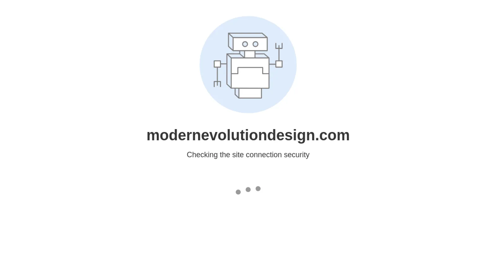 Screenshot of the The Modern Evolution homepage