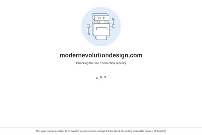 Screenshot of the The Modern Evolution homepage