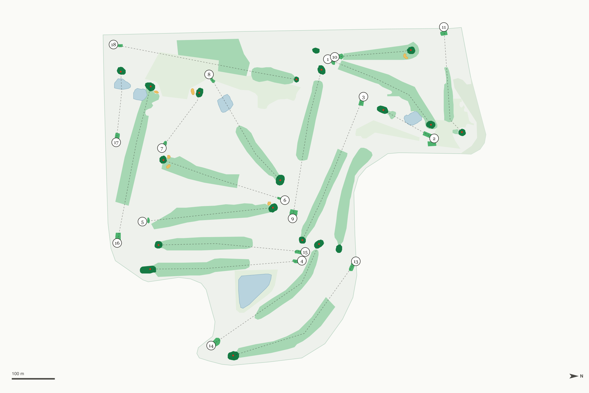 Map of The Woods