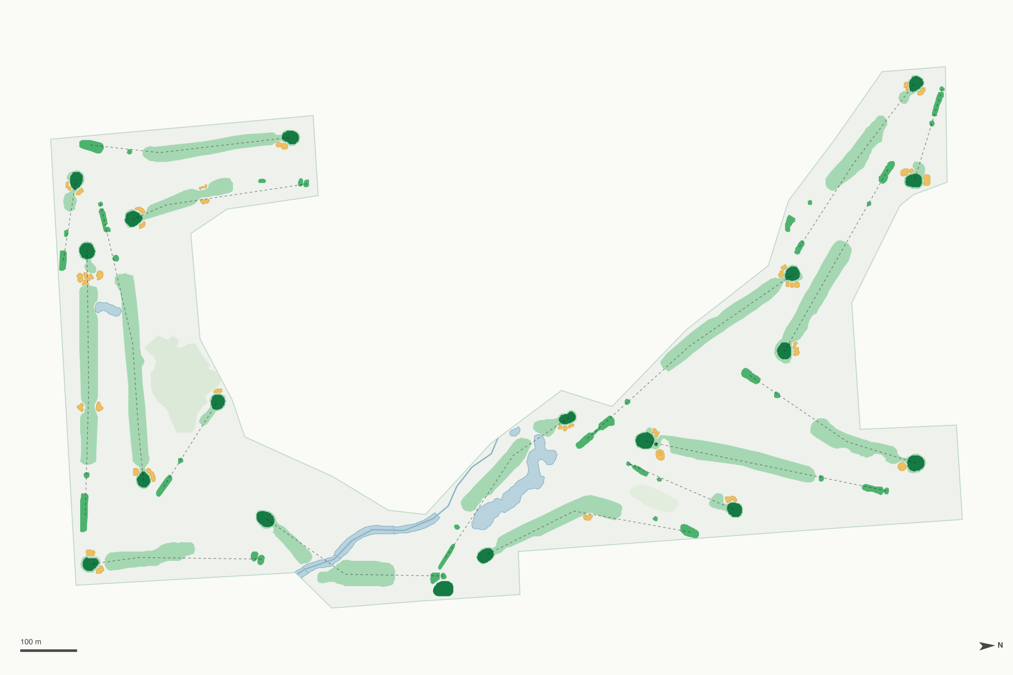 Map of Kaufman Golf Course