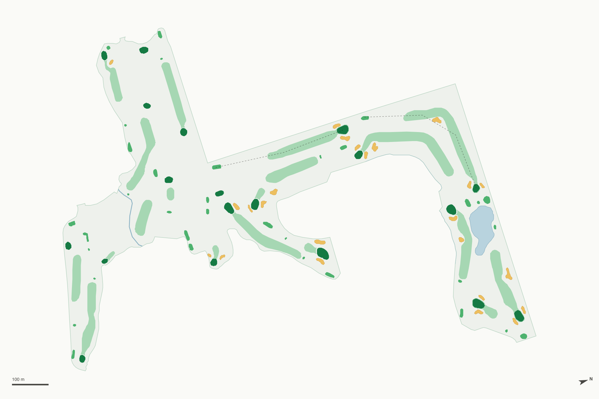 Map of Forest Park Golf Course