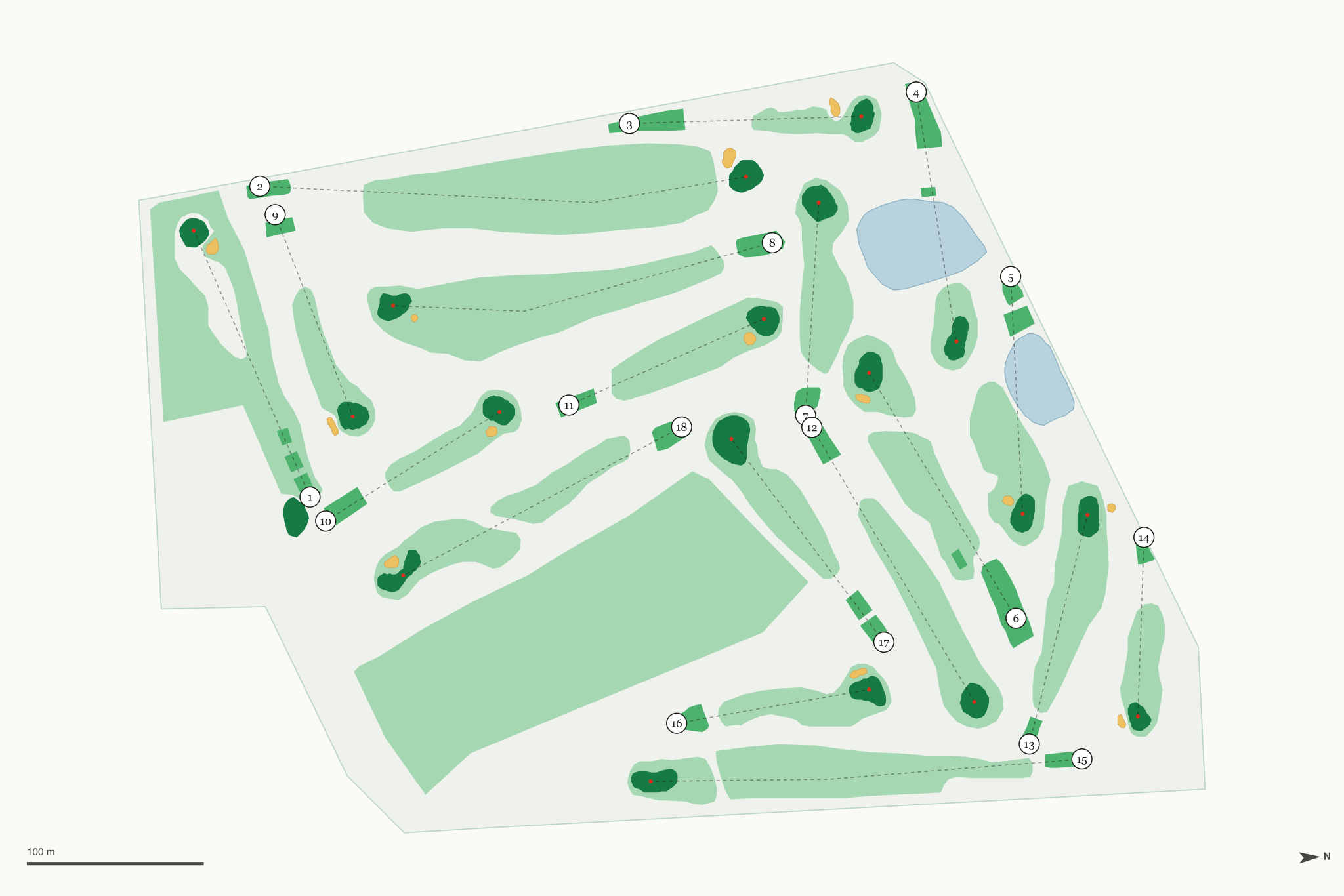 Map of Colton Golf Course