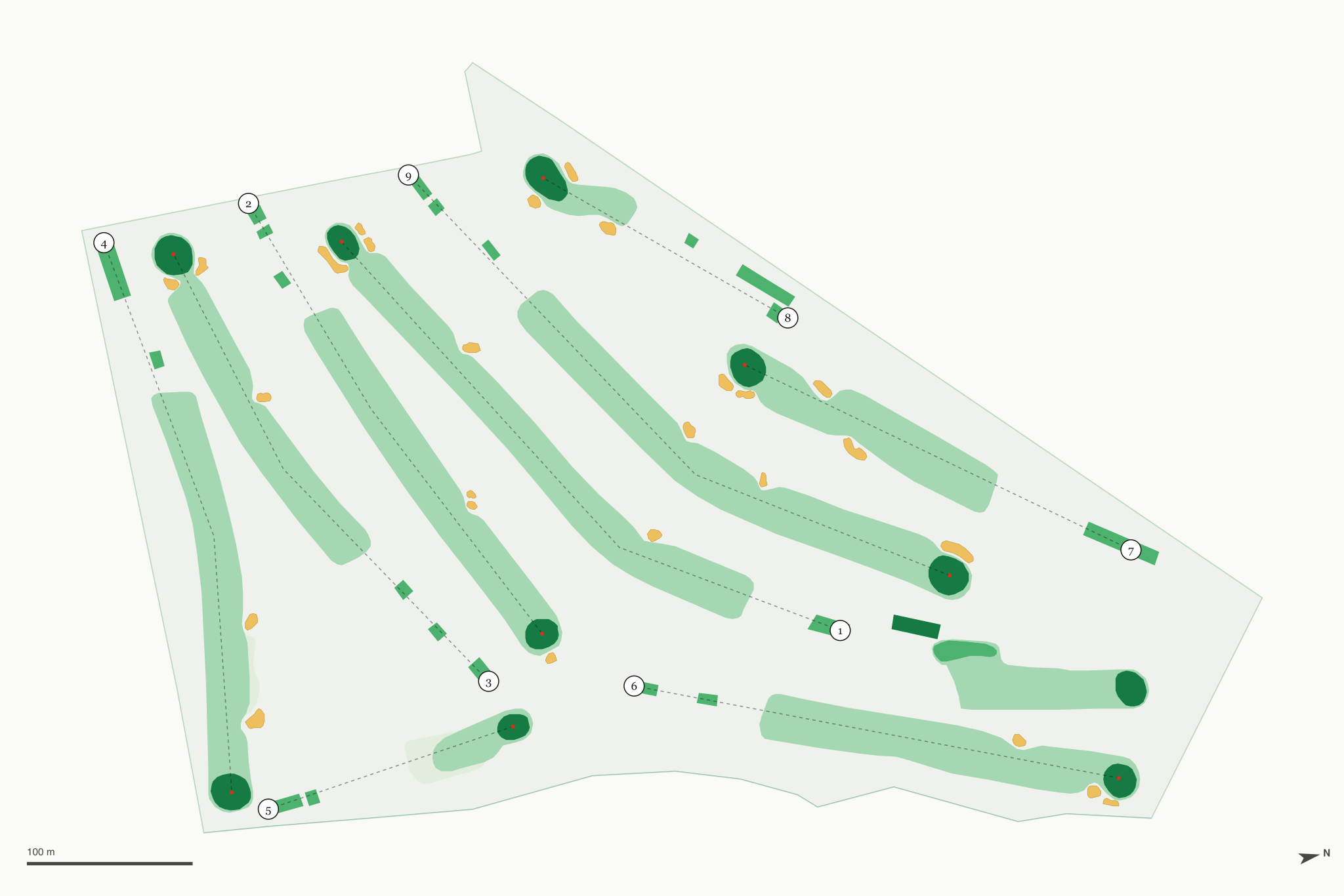 Map of Elk Rapids Golf Club