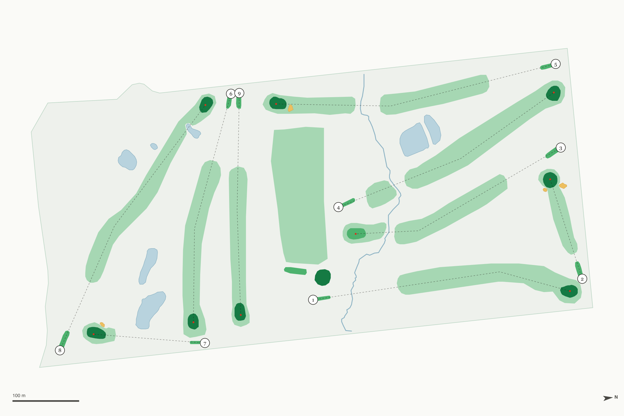 Map of Midway Golf Club