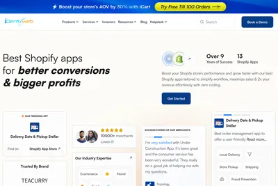 Screenshot of the Identixweb Limited homepage