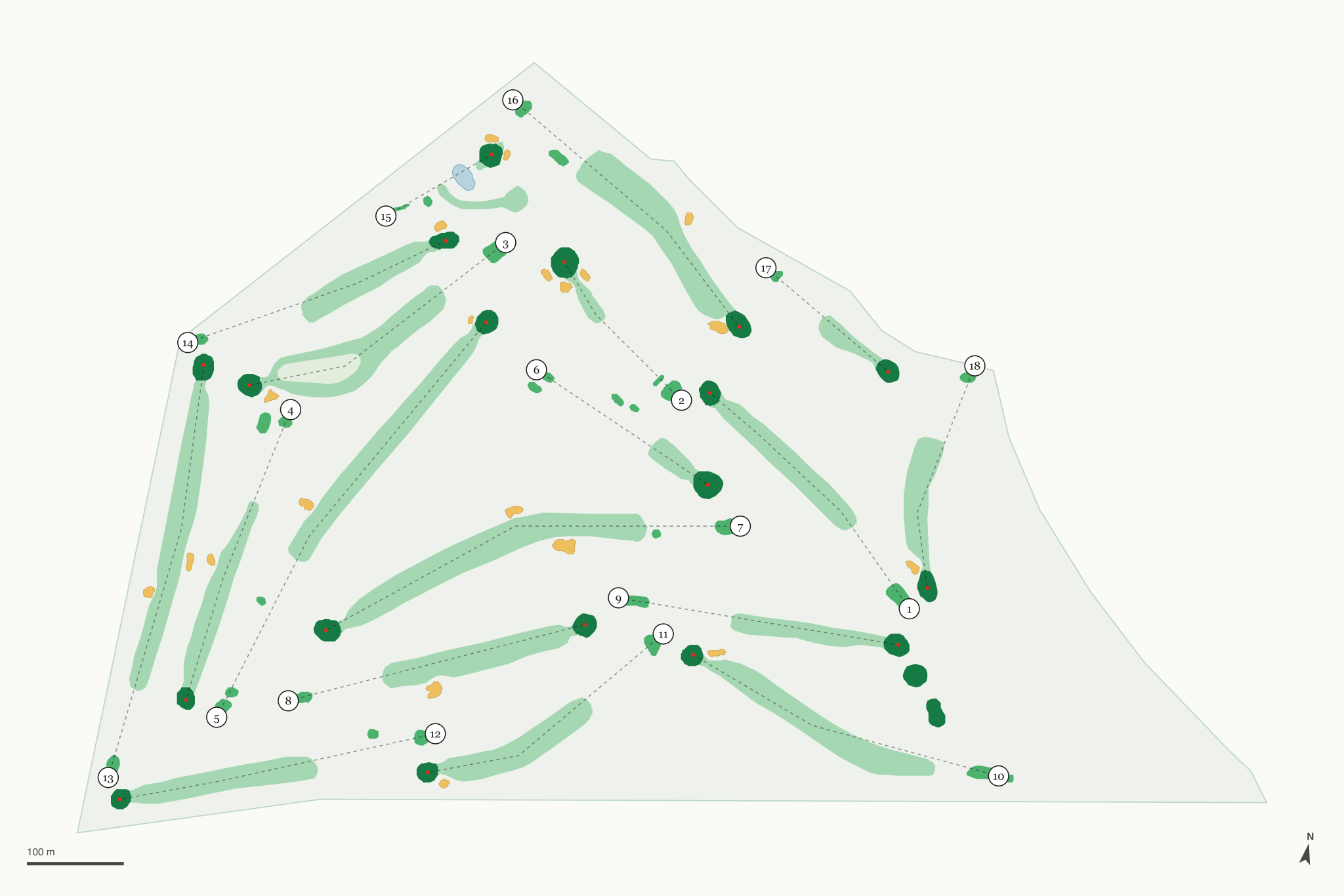 Map of Macktown Golf Course
