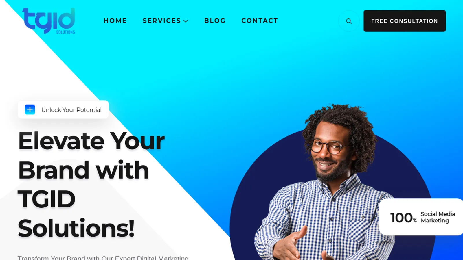 Screenshot of the Cosletienne Group LLC homepage