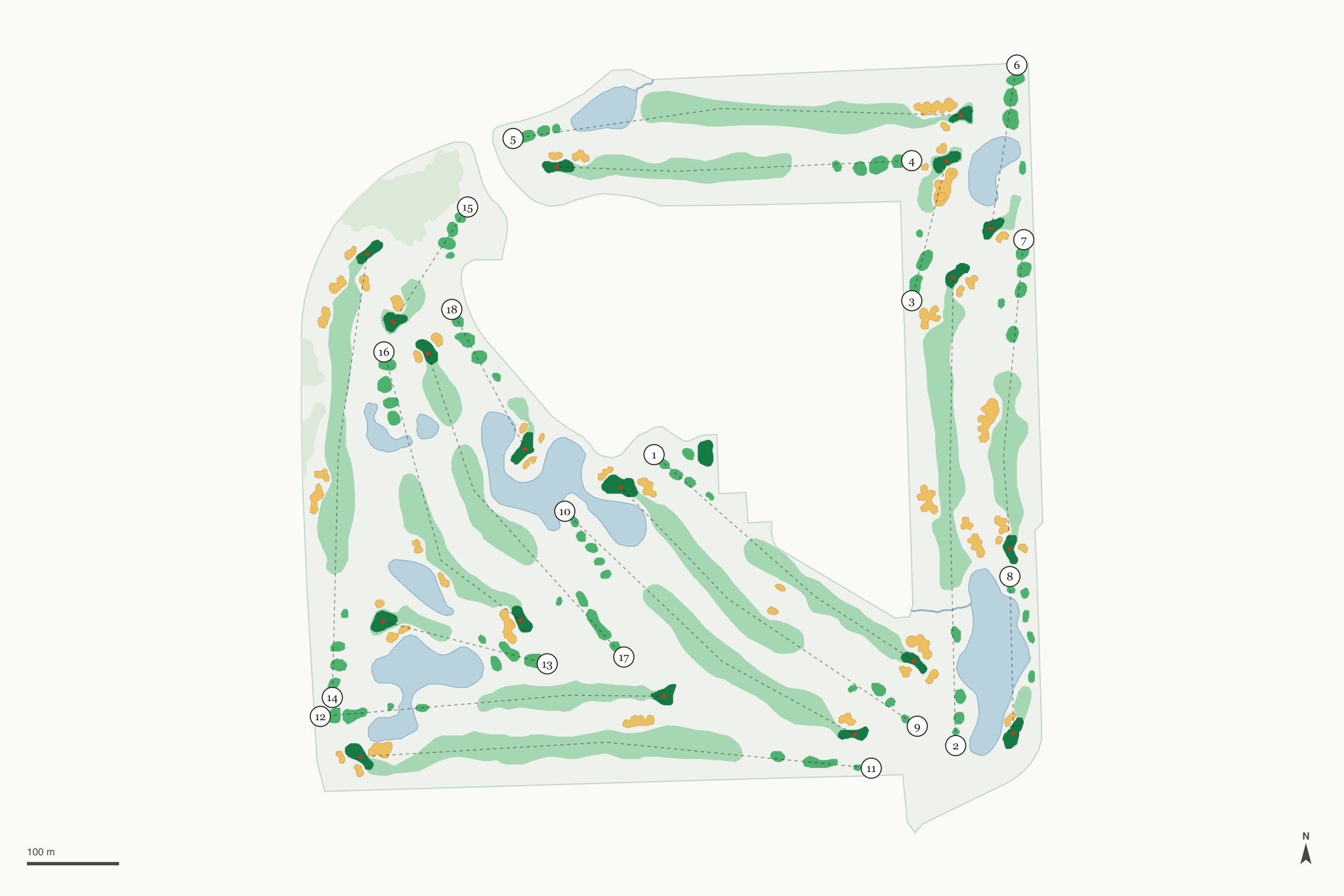 Map of Willow Crest Golf Club