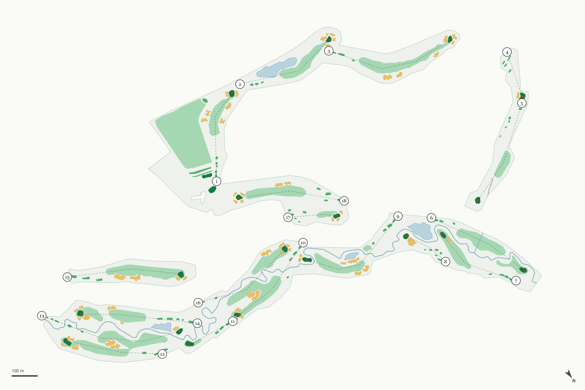 Map of Jeremy Ranch Golf & Country Club