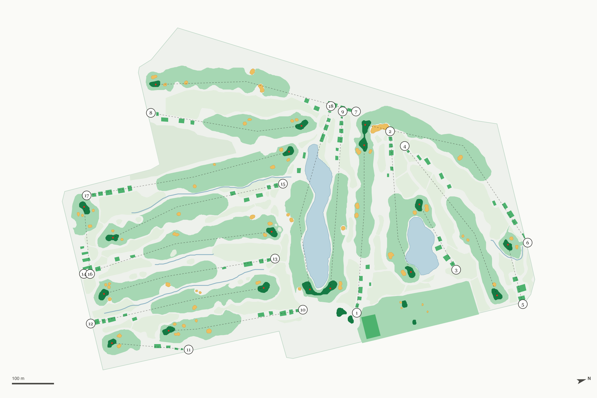 Map of Aberdeen Golf Club
