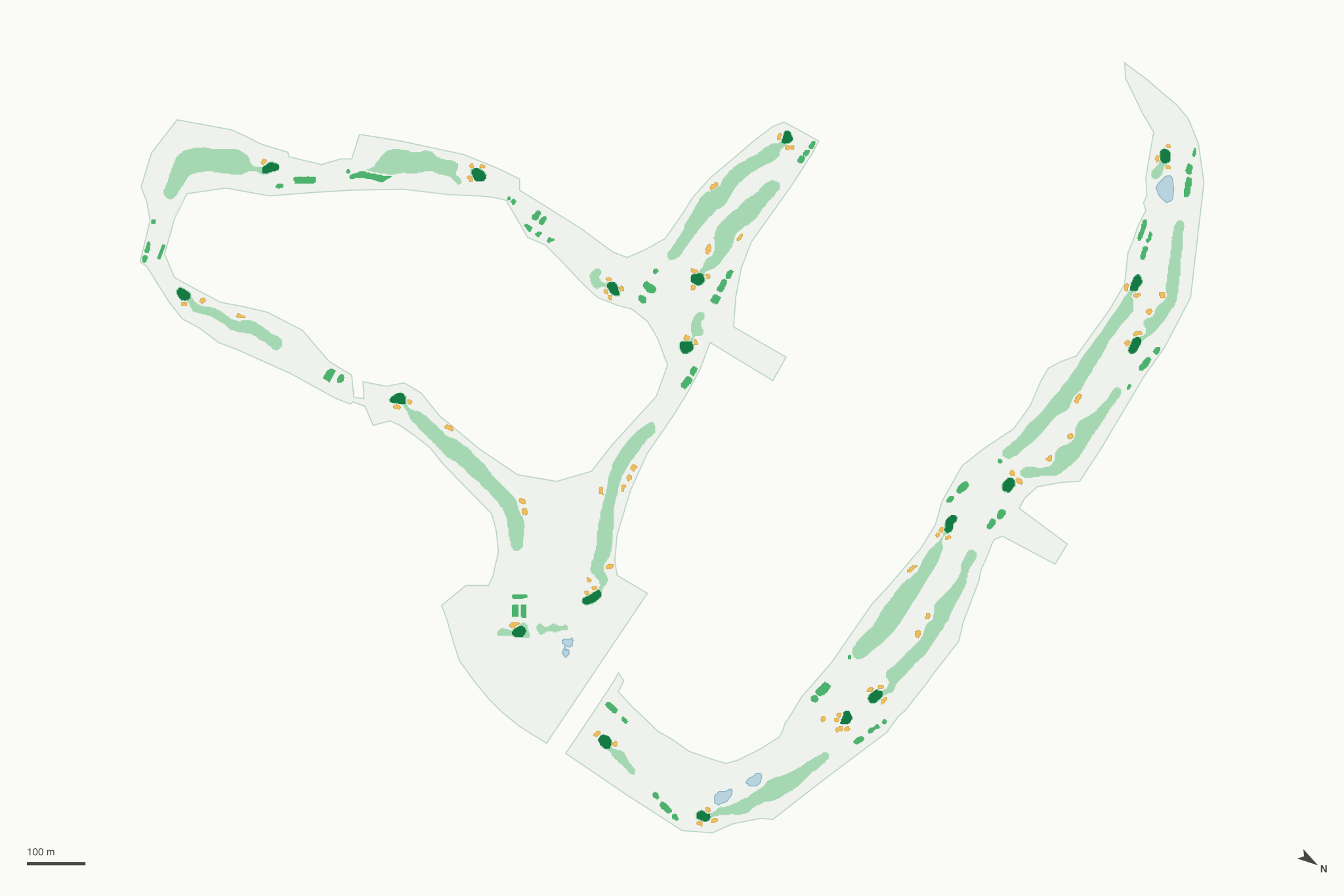 Map of Lomas Santa Fe Country Club