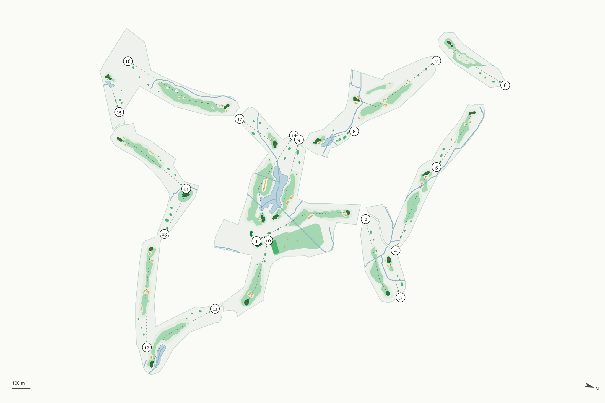 Map of The Club At Pradera