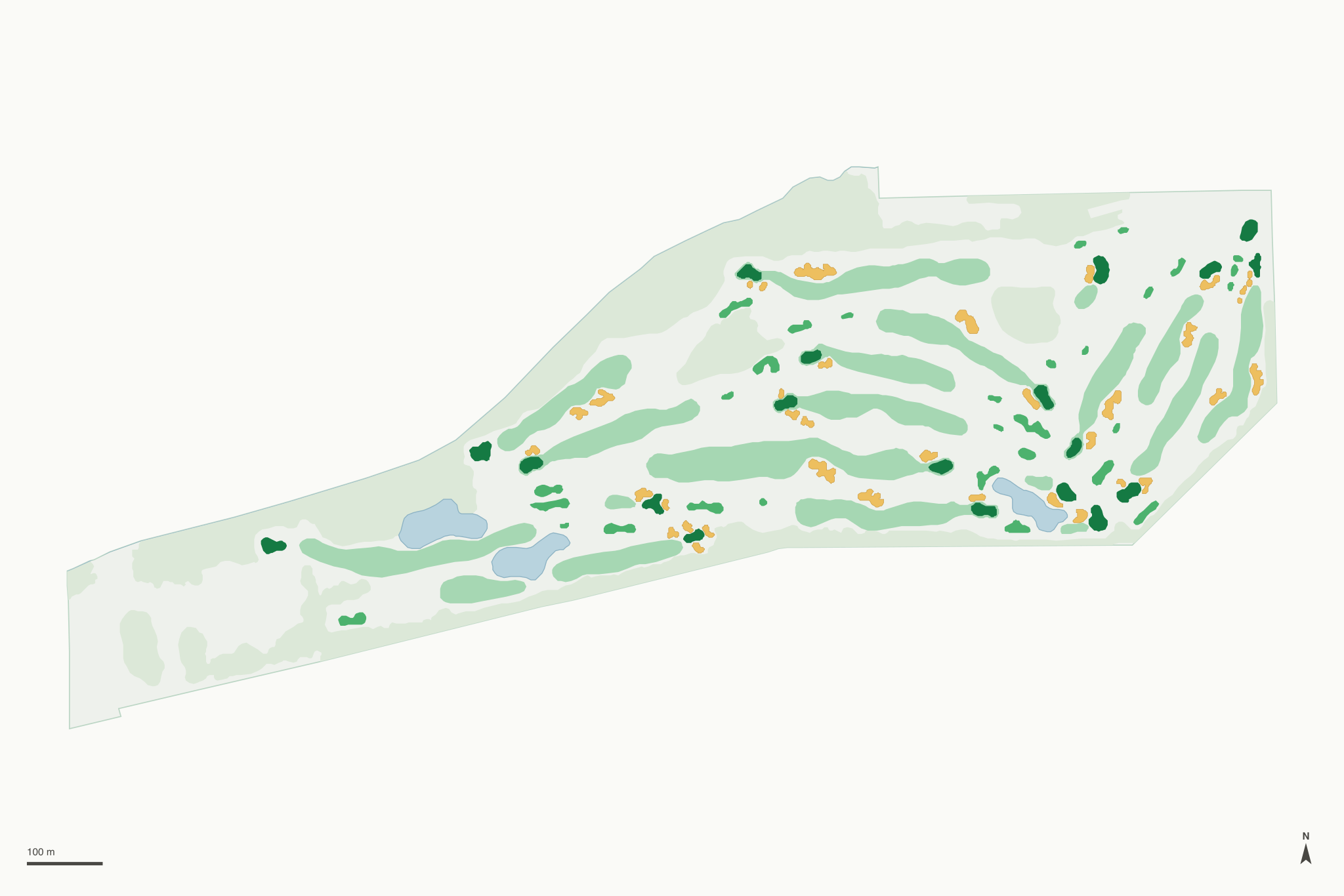 Map of Joe Louis "The Champ" Golf Course