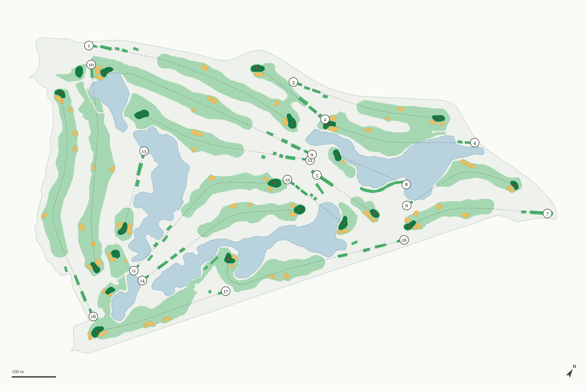 Map of Card Sound Golf Club