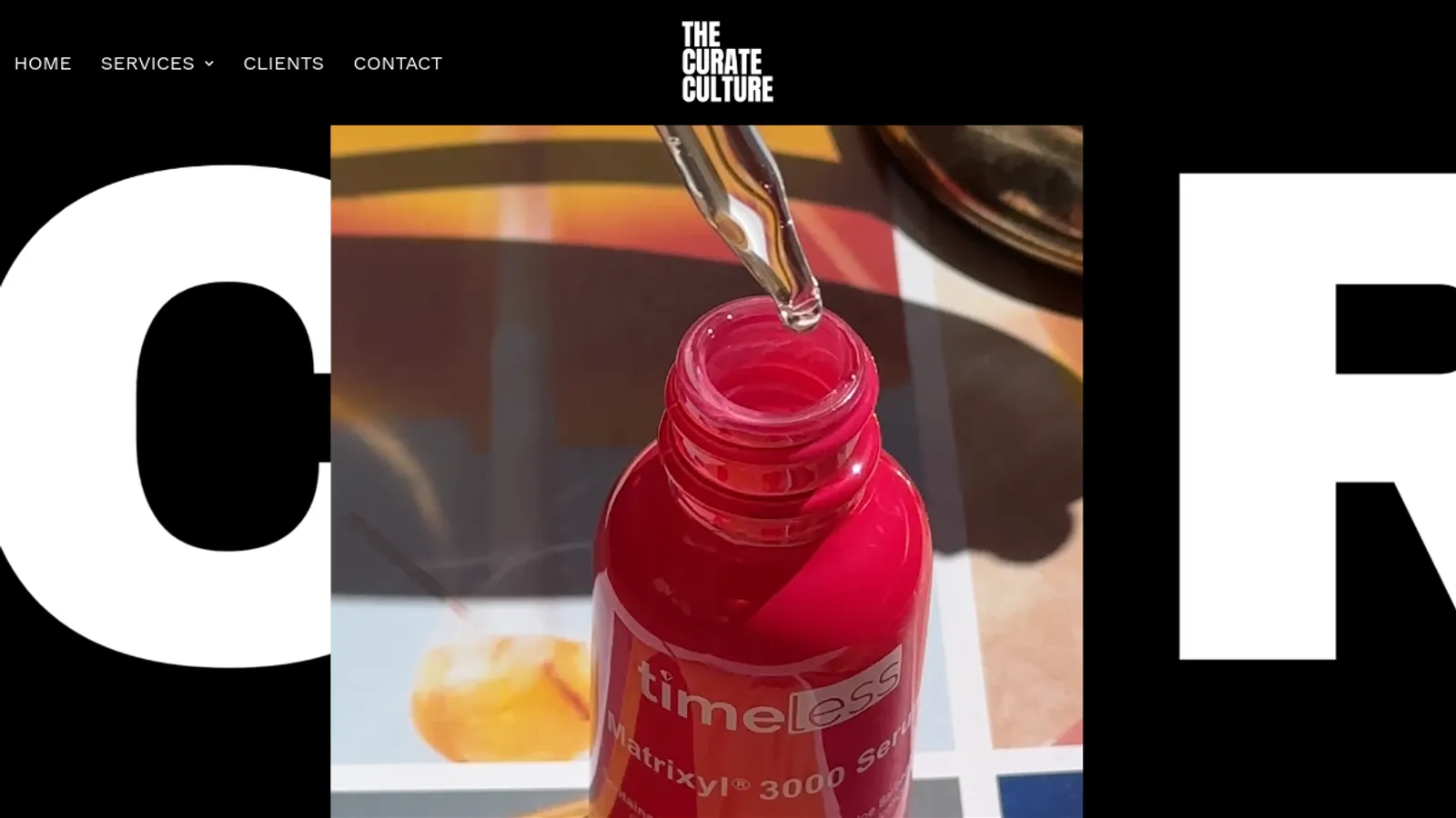 Screenshot of the Daniella Gershon homepage